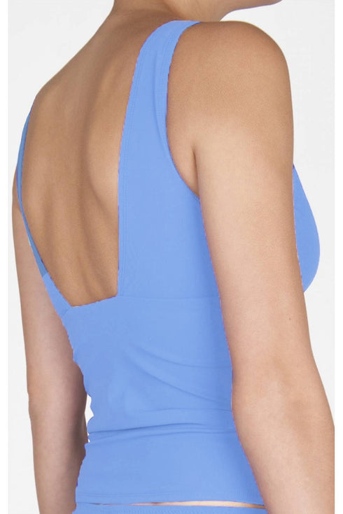 Shan Les Essentiels Side gathering tankini top